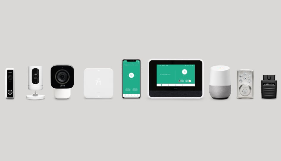 Vivint home security product line in Miami